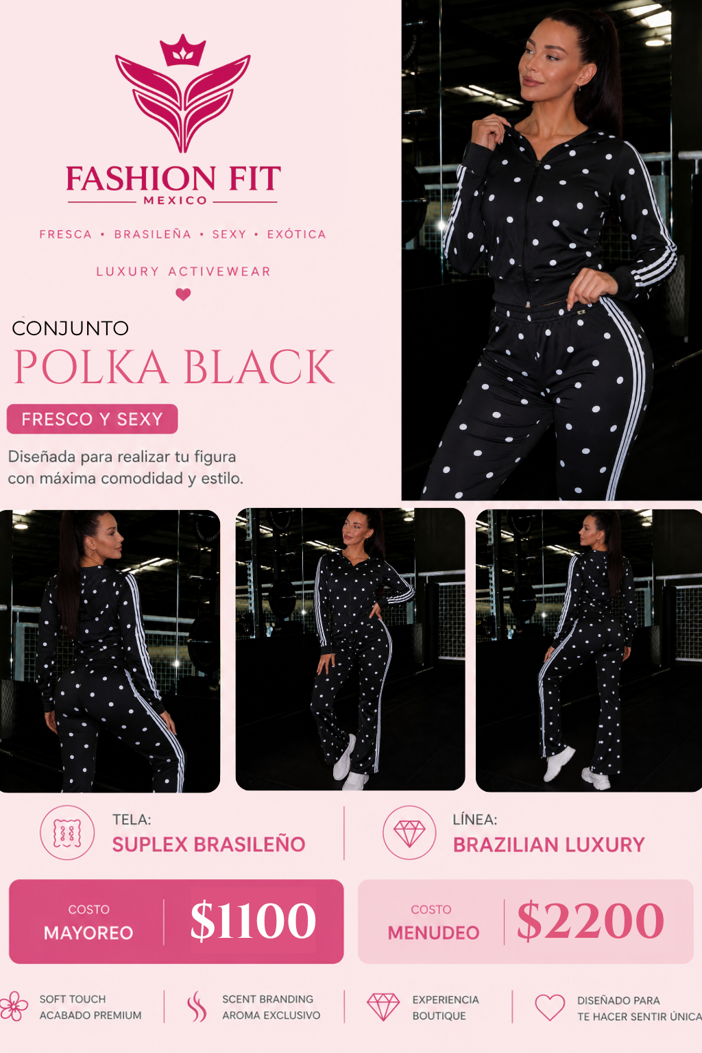 Mayoreo Polka Black