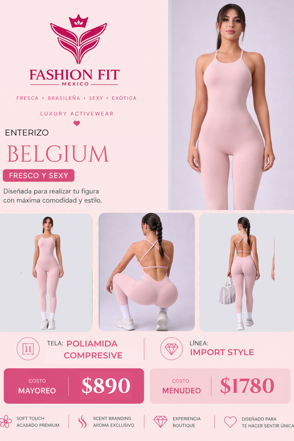 Mayoreo Belgium Pink