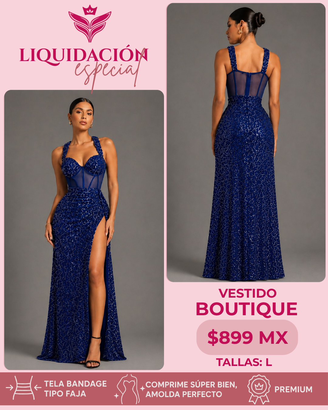 V106 Vestido largo