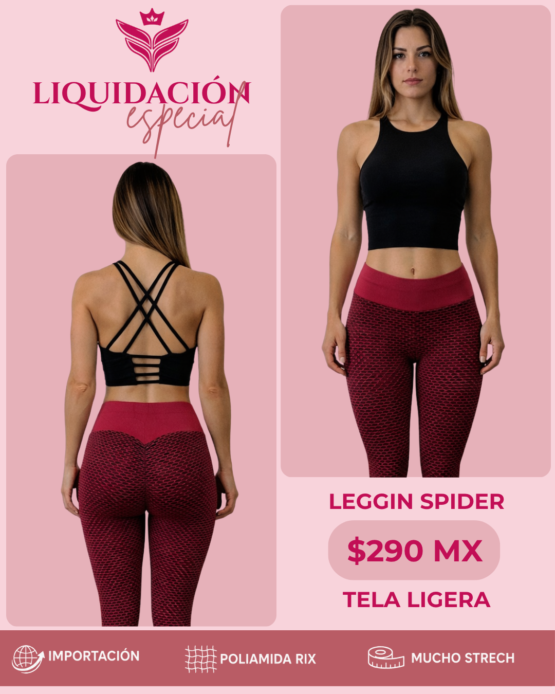 Leggin Spider red