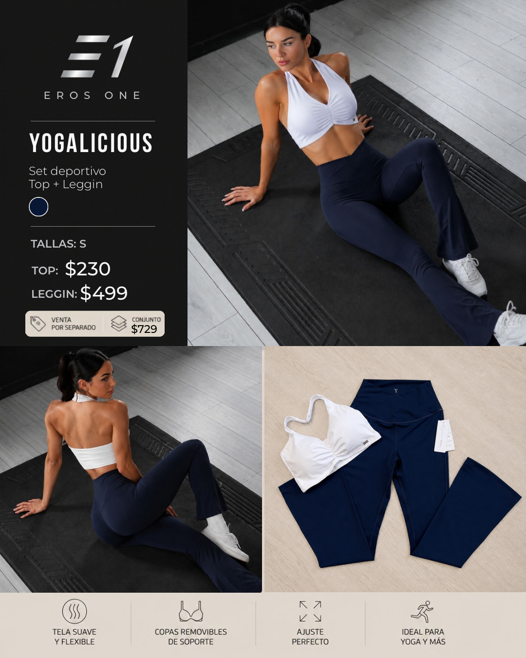Conj. Marca Yogalicious/FF🇺🇸
