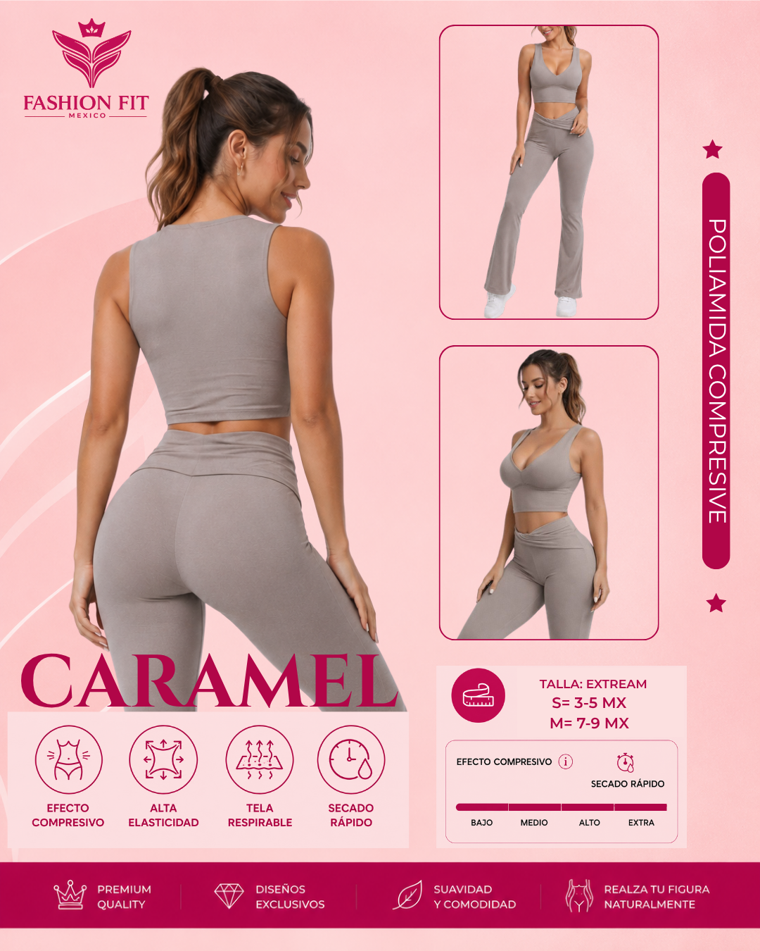 Conj. Caramel arena