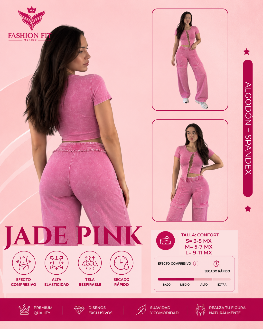 Conj. Jade Pink