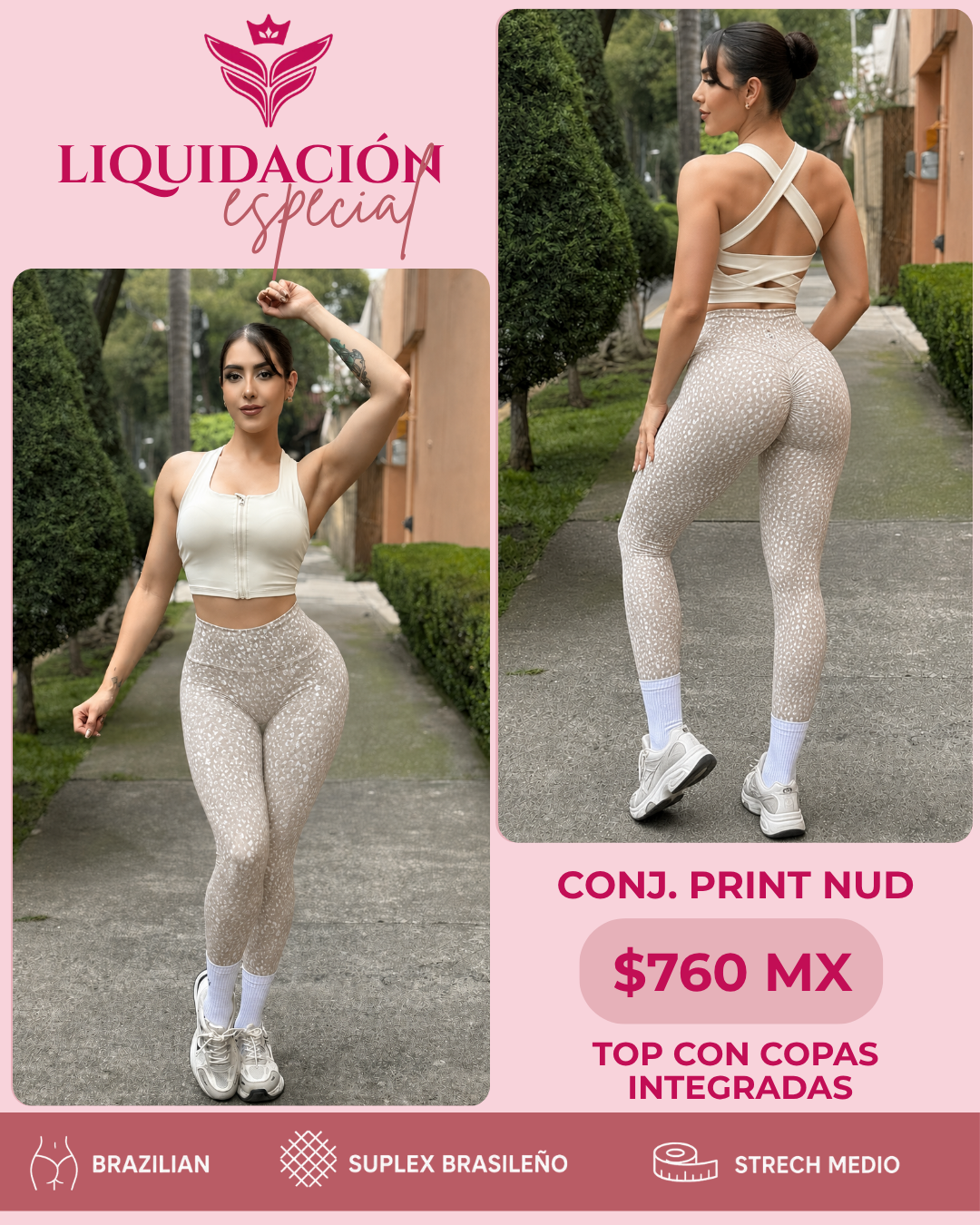 Conj. Print Nud