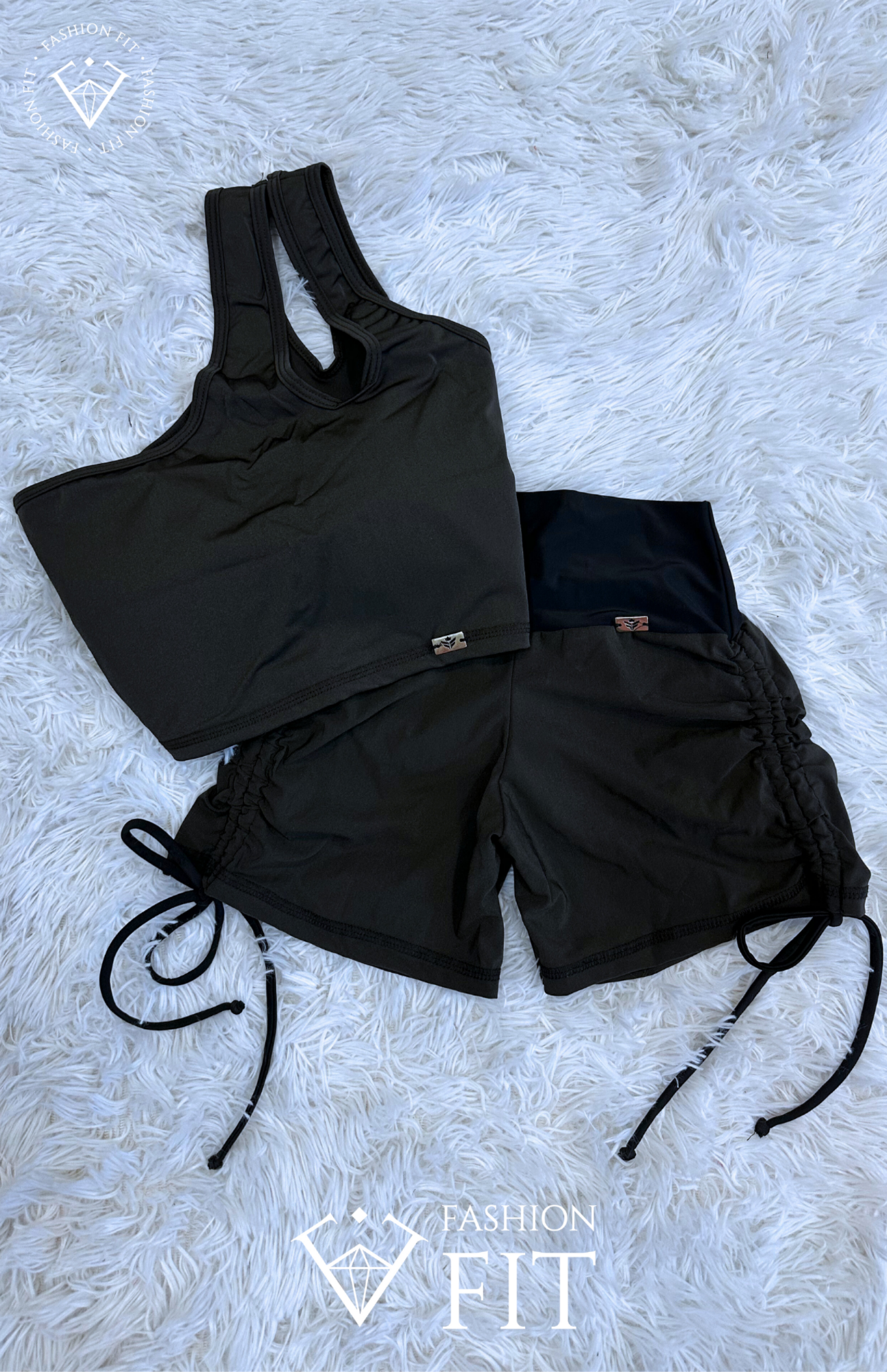 D117 Conj. short nylon carvico