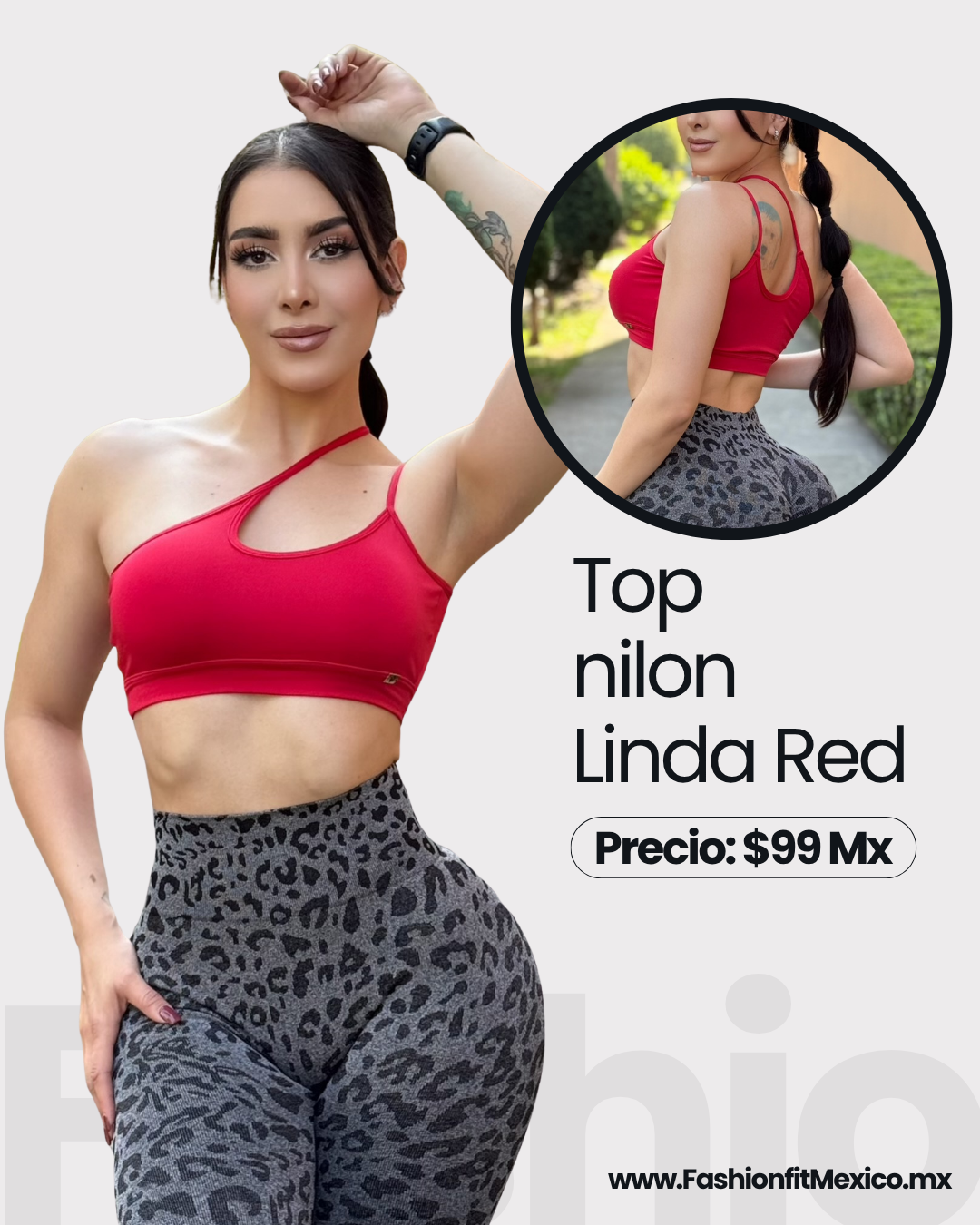Top linda red