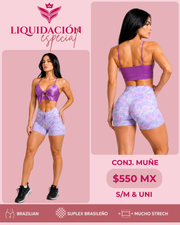Conj. Muñe purple