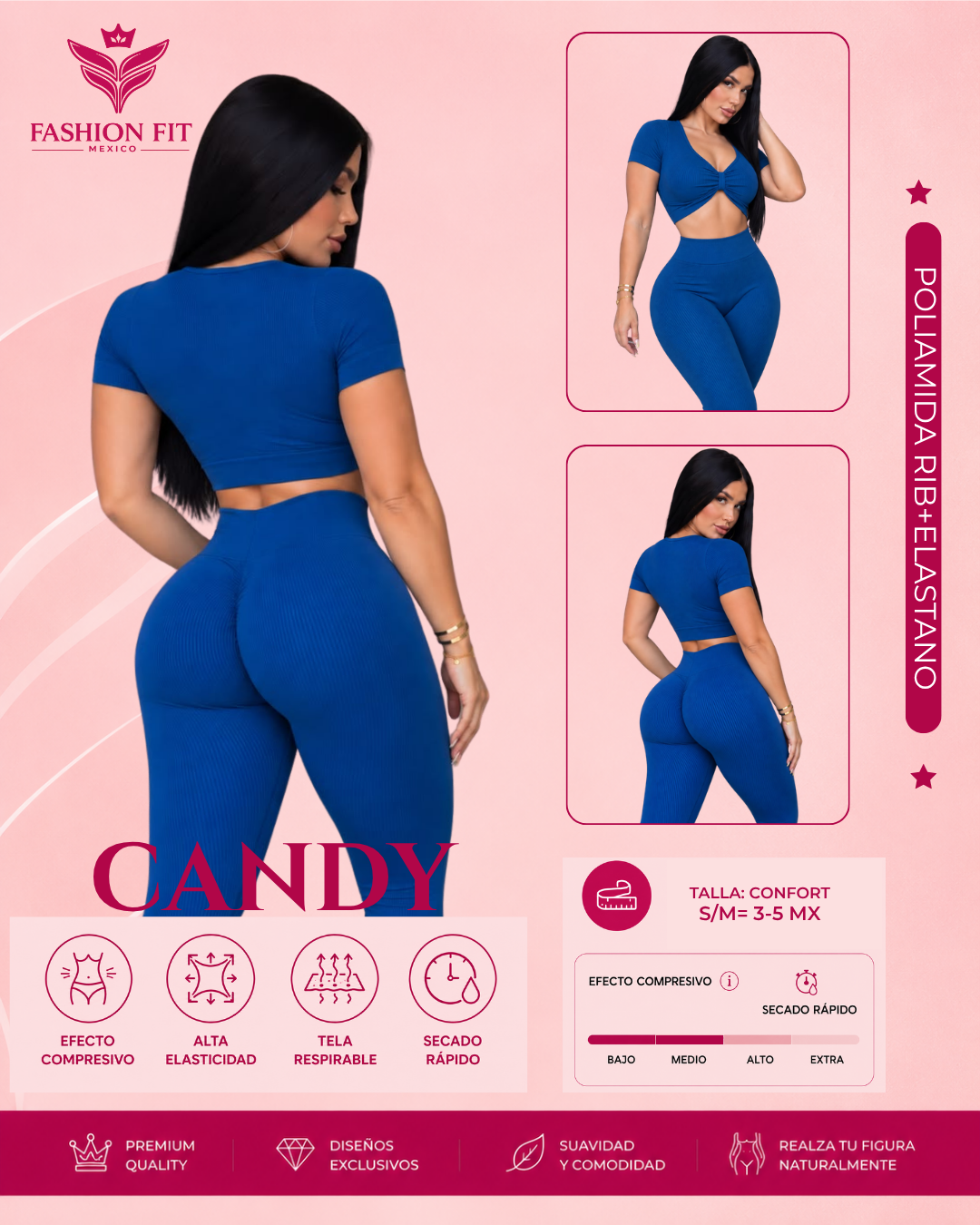 Conj. Candy Blue