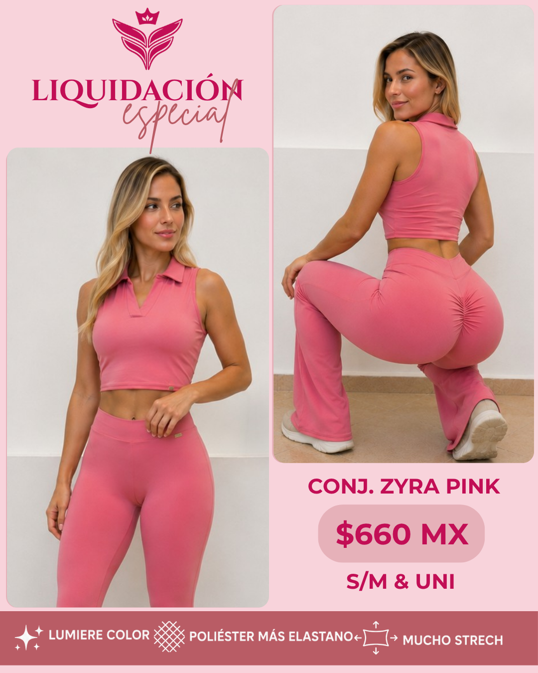 Conj. Zyra Pink