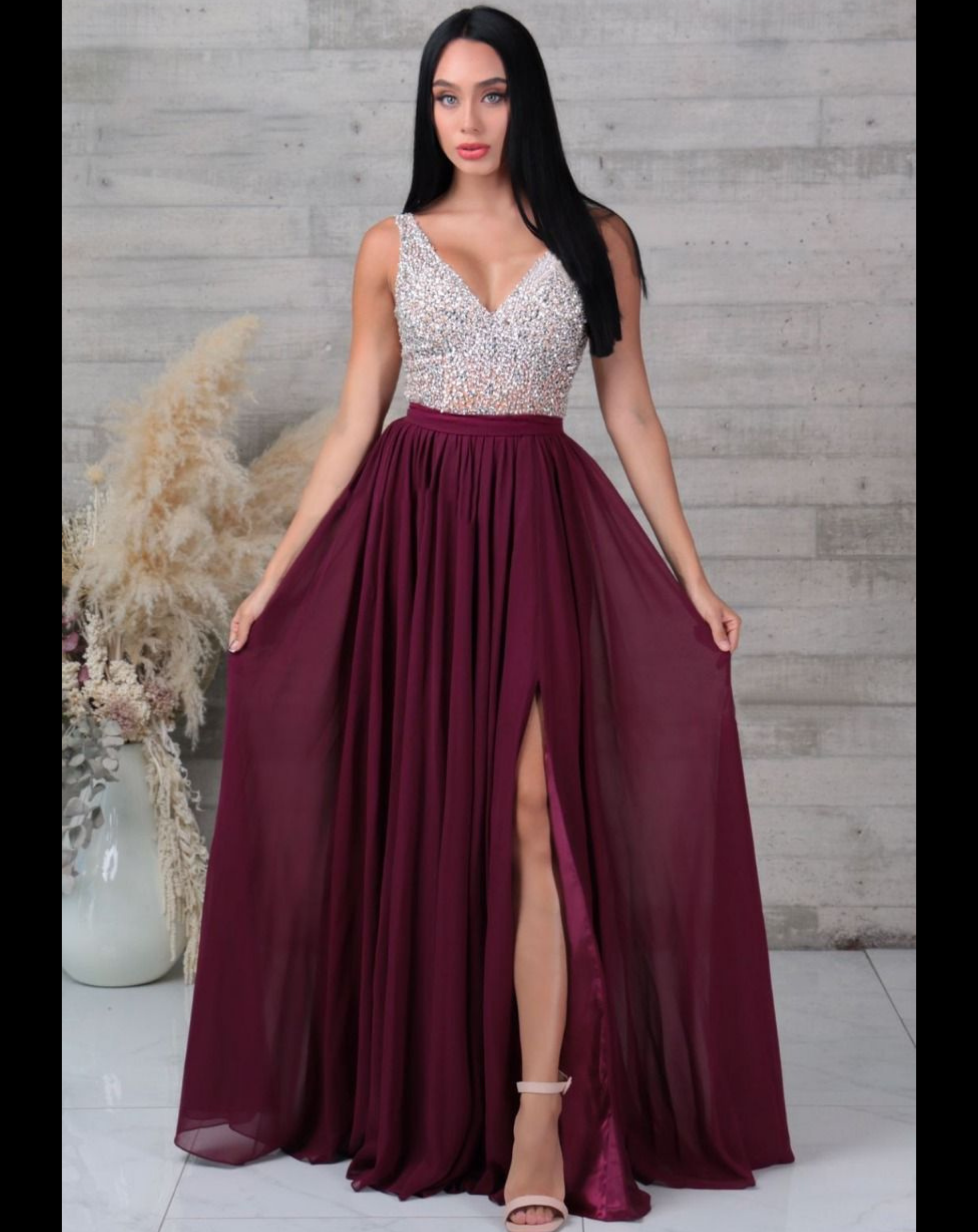 V69 Vestido largo