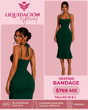 Bandage vestido green